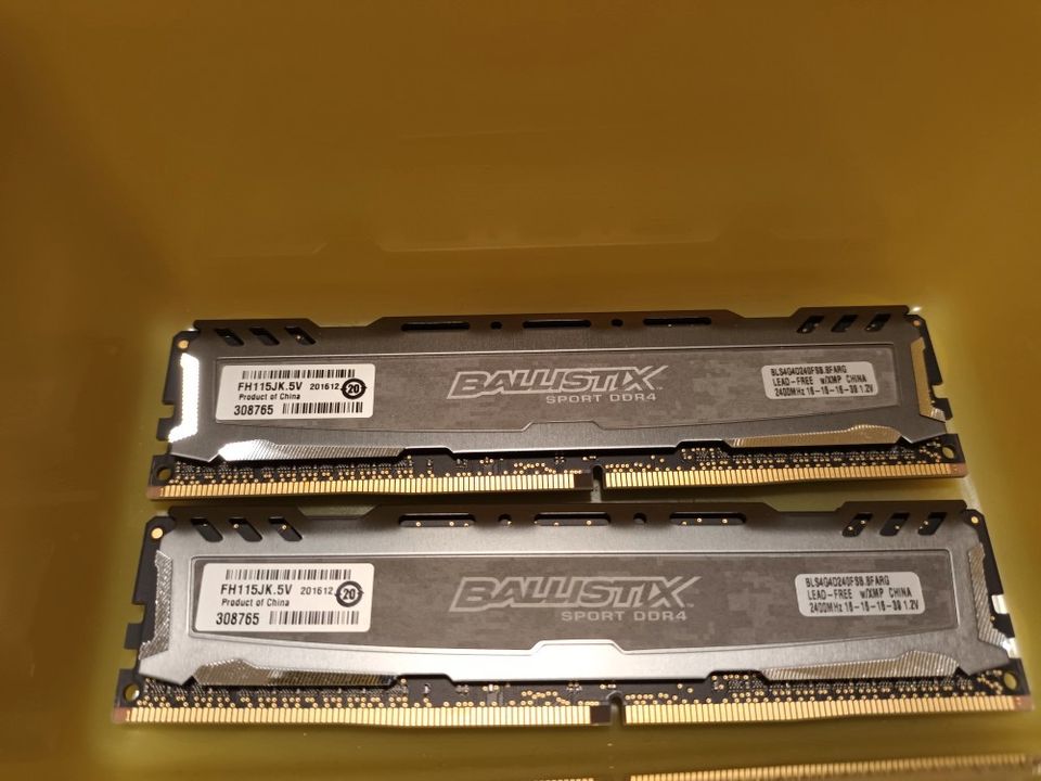 8GB (2x4gb) DDR4