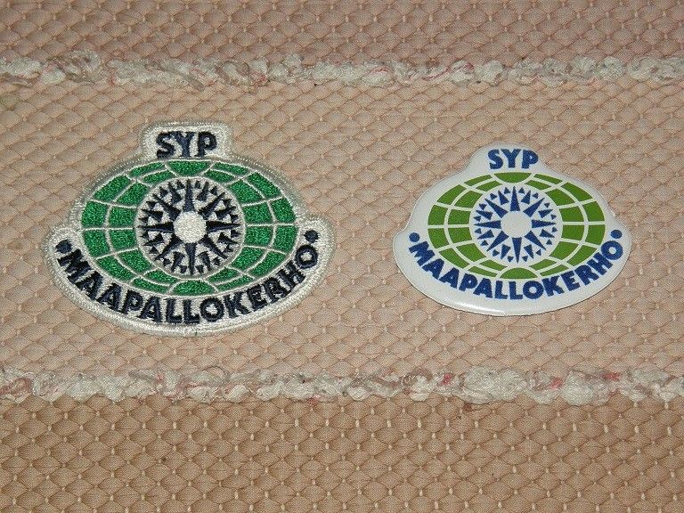 2 kpl, SYP Maapallokerho merkit