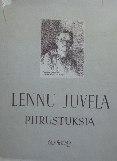 Taidekirja Lennu Juvela Piirustuksia v. 1947