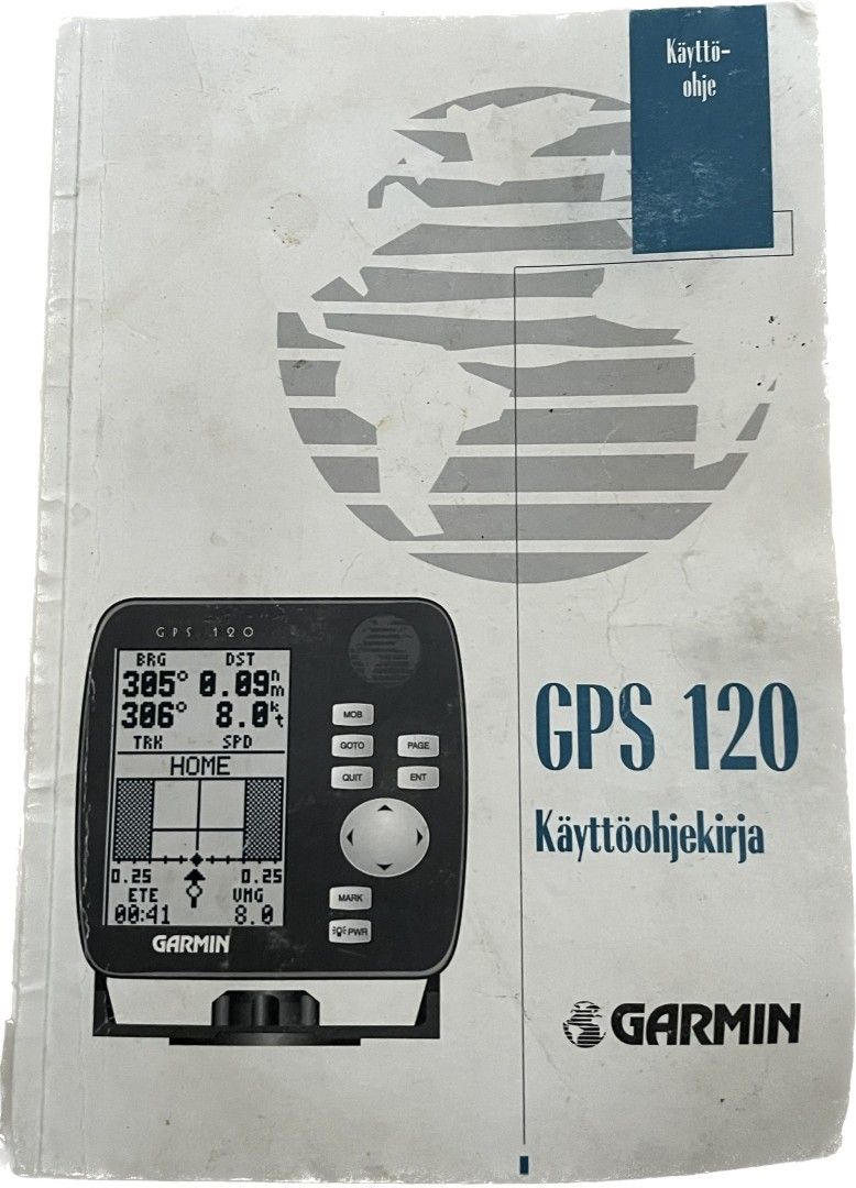 Garmin GPS 120 Ohjekirja