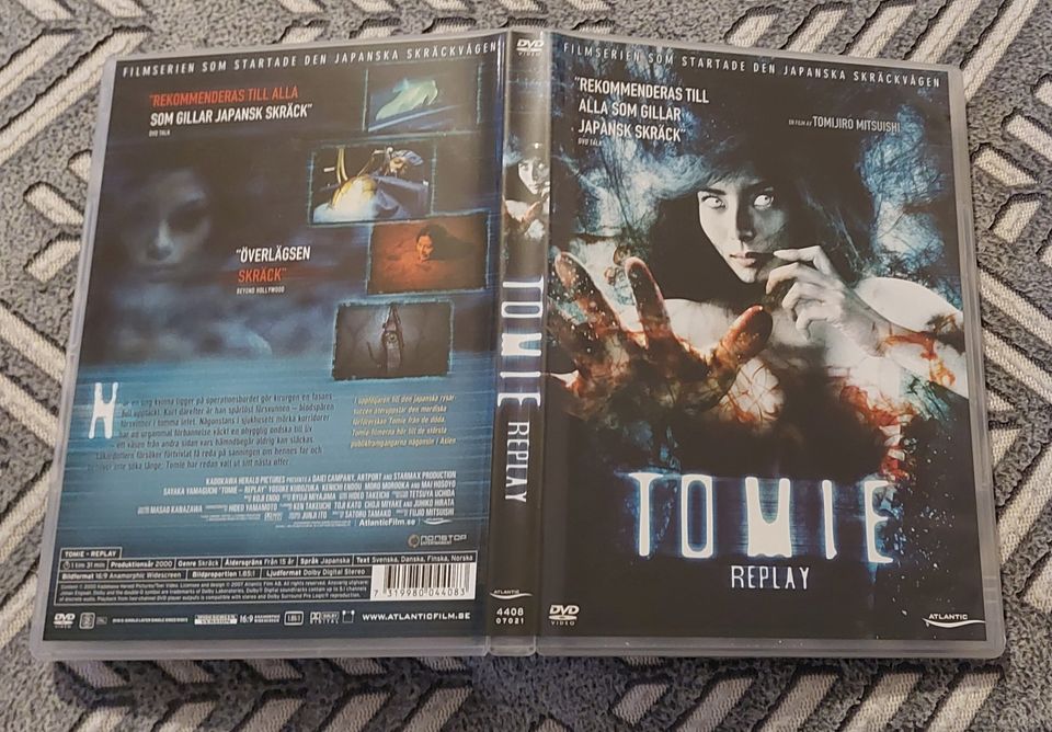 Tomie Replay japsikauhu DVD