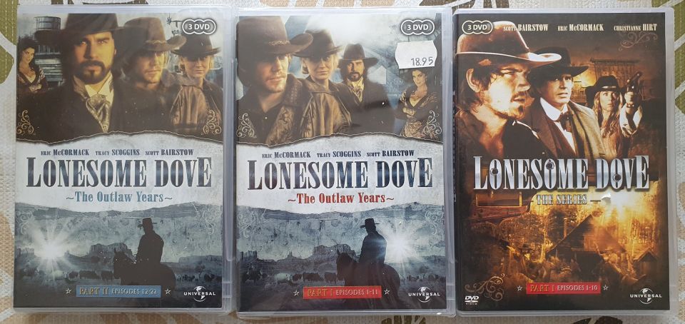 LONESOME DOVE - The Outlaw years & The Series DVDs