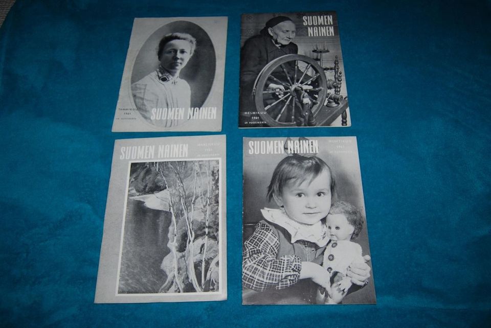 Suomen nainen lehtiä 1961 ja 1962