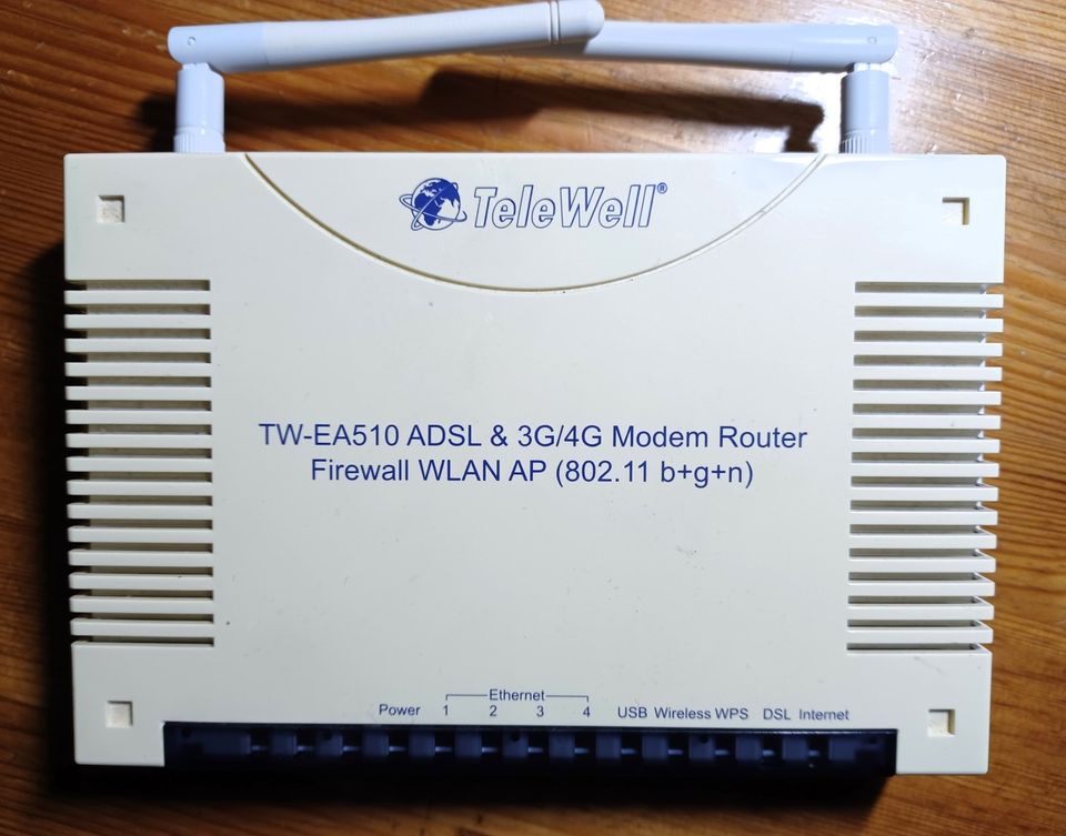 TeleWell TW-EA510 ADSL & 3G_4G Modem Router