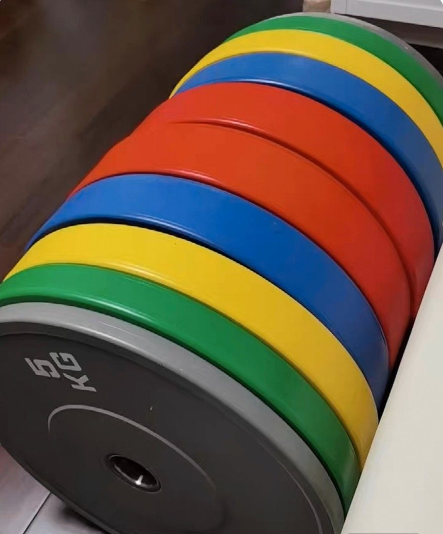 Levypainosarja 150kg, bumper plate