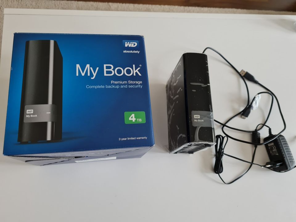 WD MyBook 4TB ulkoinen USB3-kovalevy