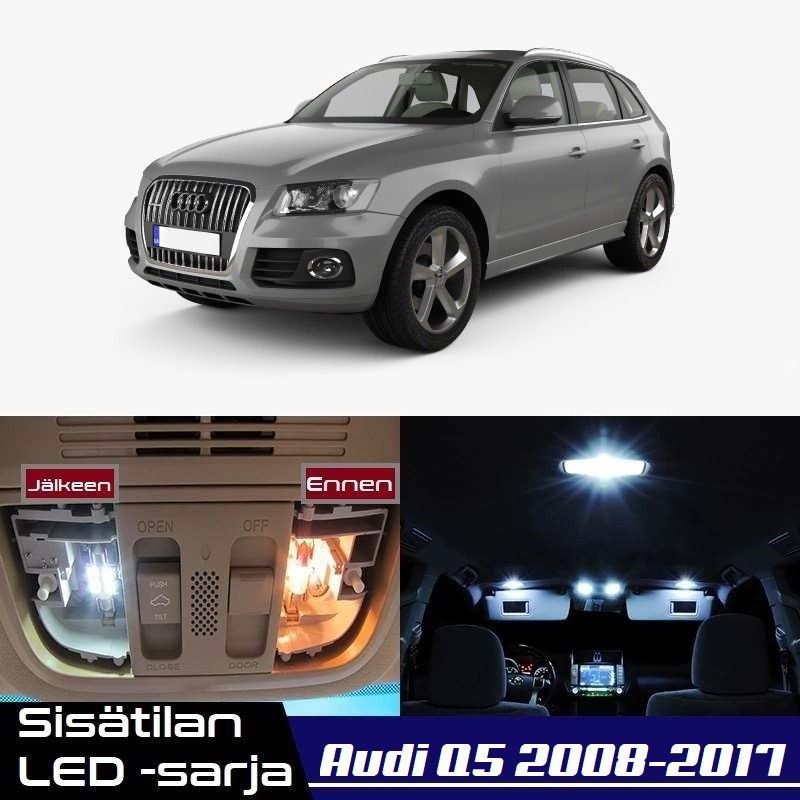 Audi Q5 (8R) Sisätilan LED-muutossarja ; x24