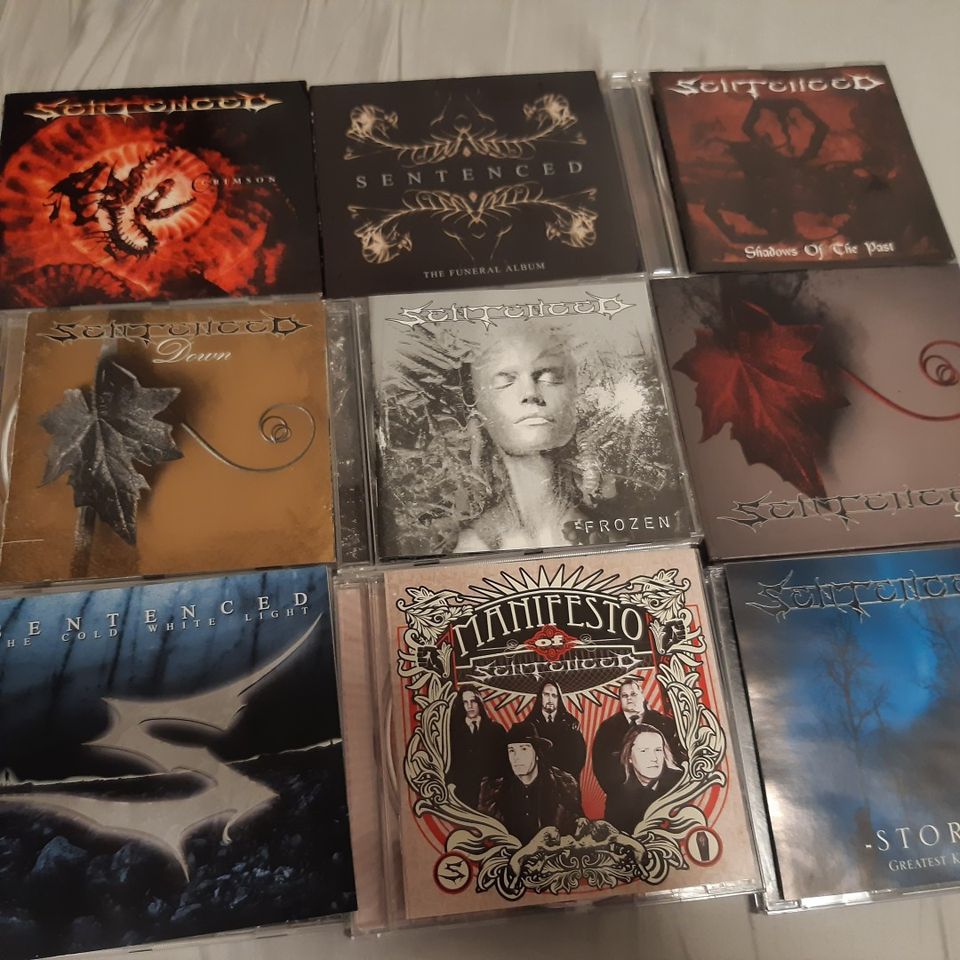 Sentenced Poisonblack To/Die/For Korpiklaani Sapattivuosi CD:t