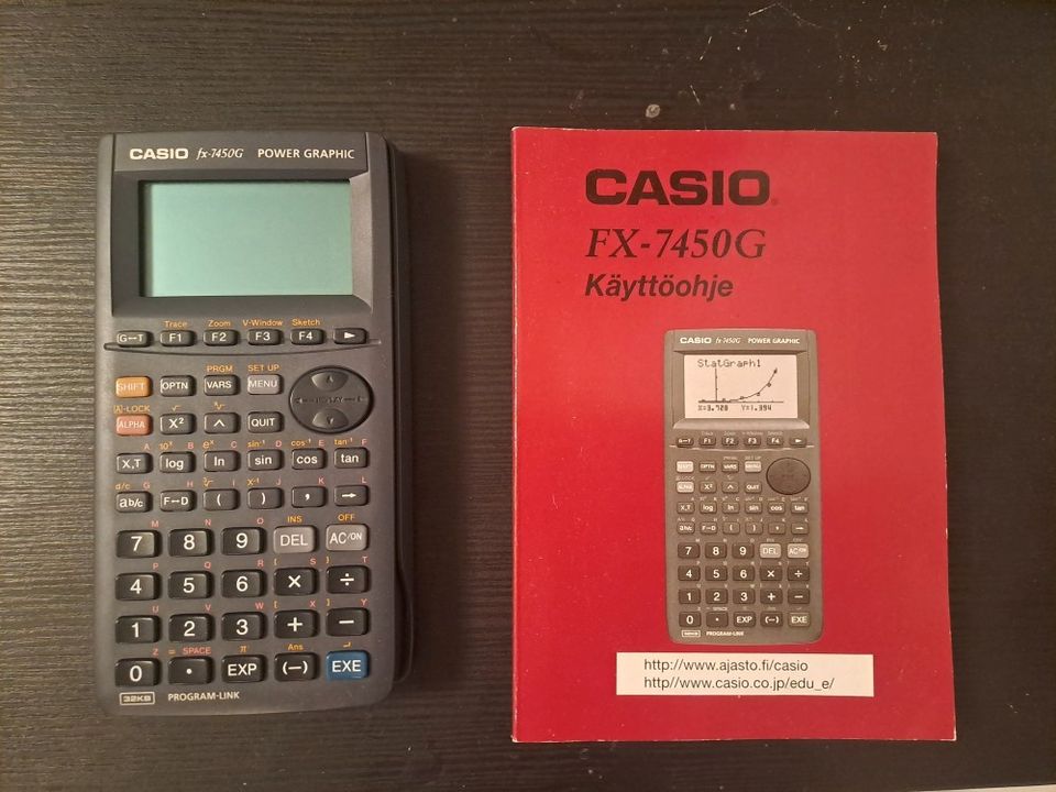 CASIO fx-7450G grafiikka laskin