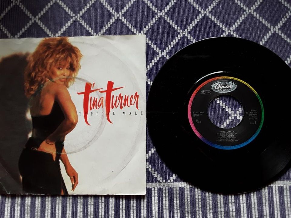 Tina Turner 7" Typical male / Don't turn around
