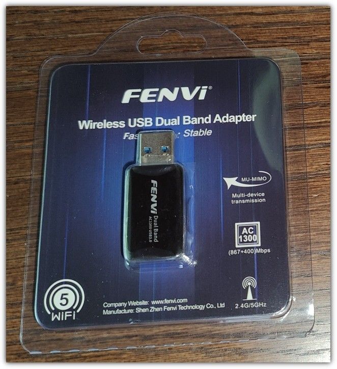 FENVI Langaton AC Wi-Fi-sovitin 2,4G/5Ghz USB 3.0