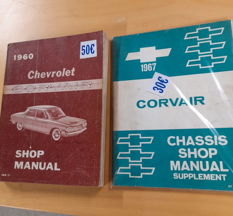 Chevrolet Corvair 1960-1967 Kirjat