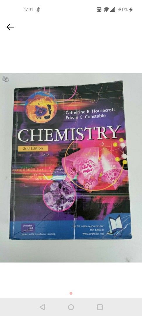 Chemistry 2nd Edition, Housecroft & Constable