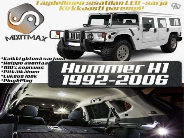 Hummer H1 Sisätilan LED -muutossarja ; 20 -osainen