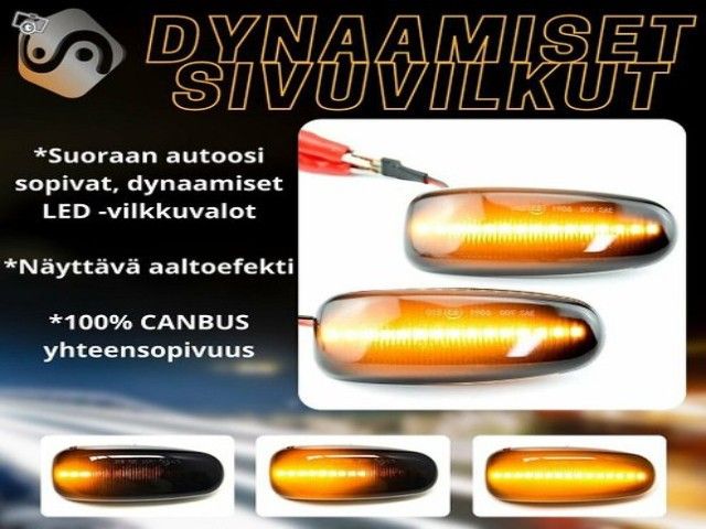 Mercedes-Benz Dynaamiset Aalto Sivuvilkut; 2 Väriä