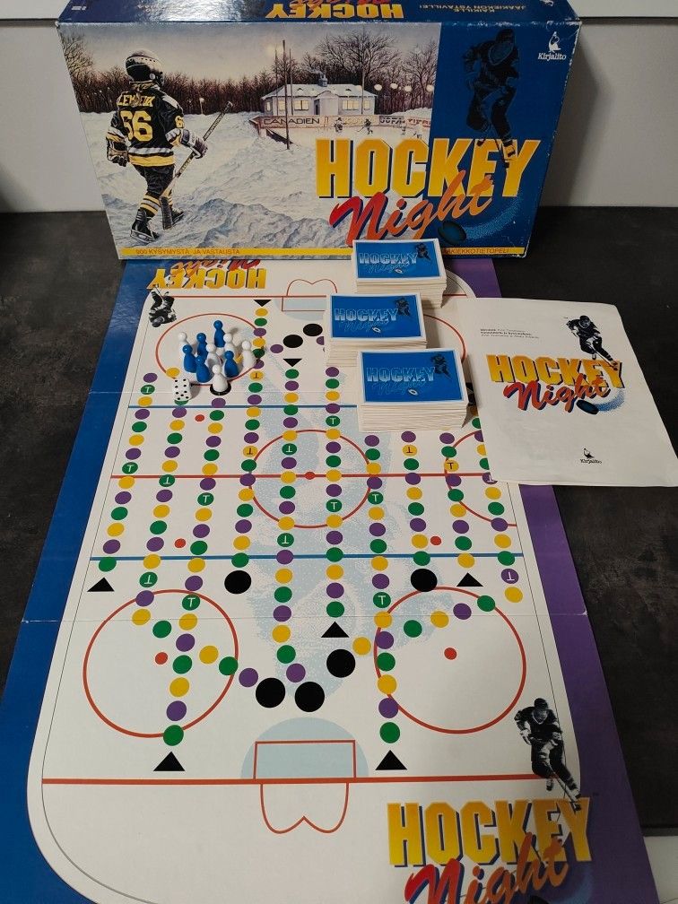 Hockey Night lautapeli (Kirjalito, 1990-luku)