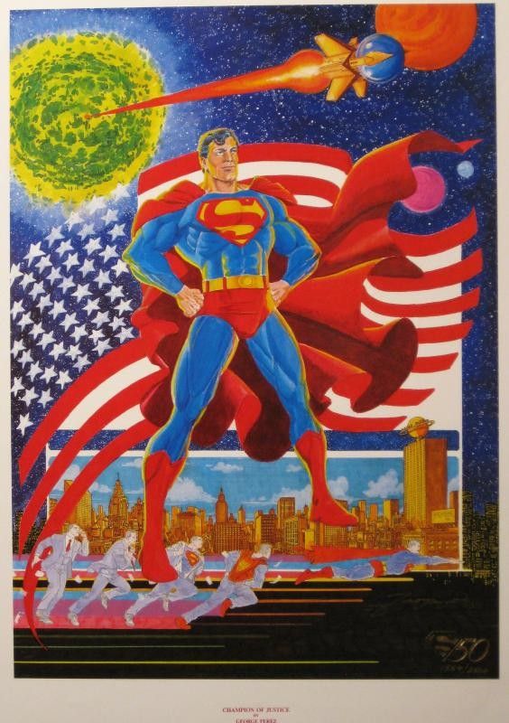 Lithograph 47 - Ramon Perez - Superman, Man Of