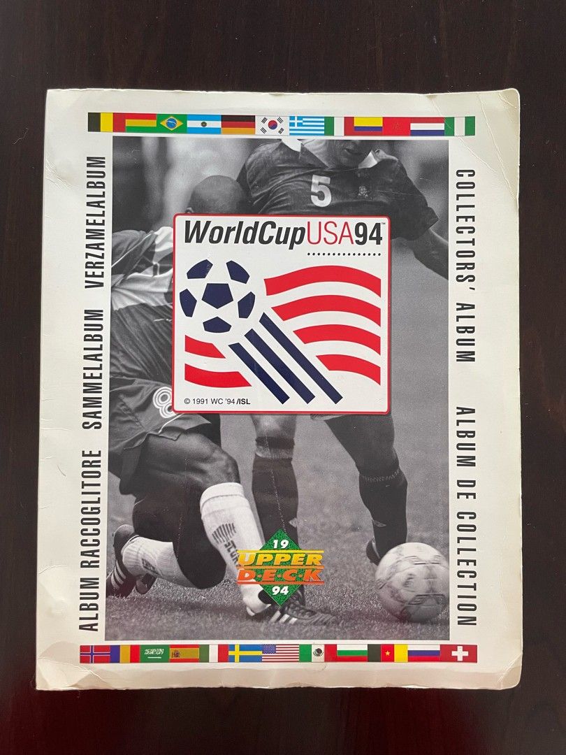 Upper Deck World Cup USA '94 -albumi ja -kortteja