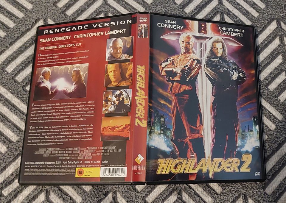Highlander 2 v. Renegade DVD