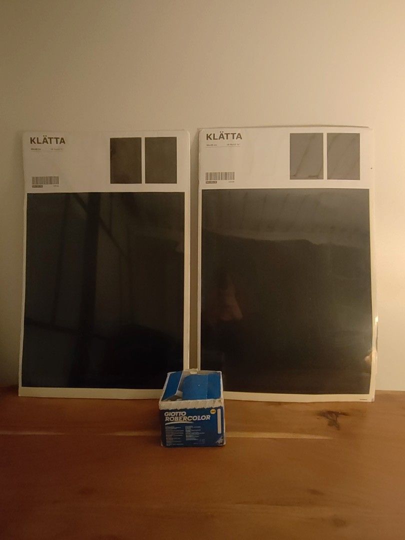 IKEA KLÄTTA -liitutaulupaketti + liituja