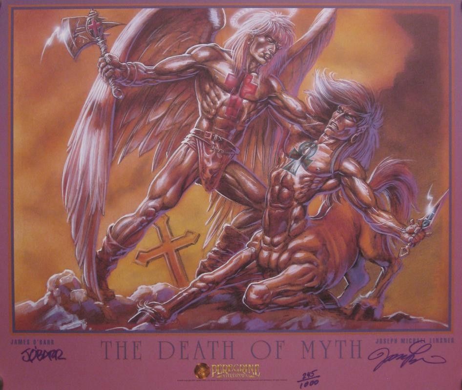 Lithograph 63 - O'Barr / Linsner - Death Of Myth