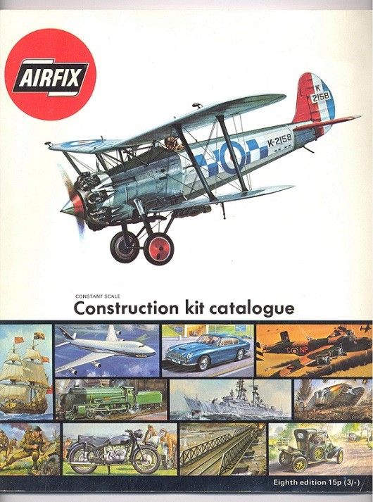 Airfix pienoismallien tuoteluettelo