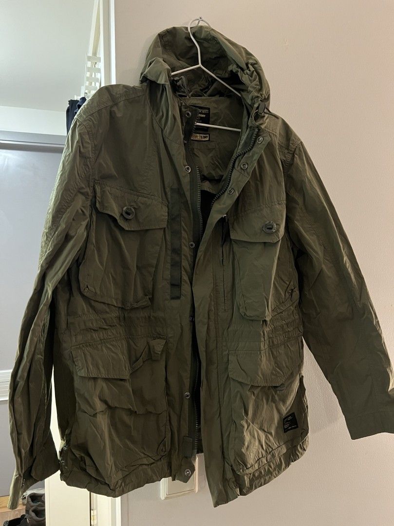 NEW MILITARY PARKA -takki, 03O KHAKI, XL