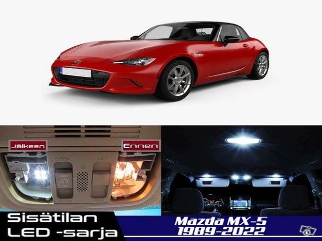 Mazda MX-5 Sisätilan LED -sarja ;5 -osainen