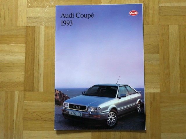 Esite Audi Coupe vuodelta 1993