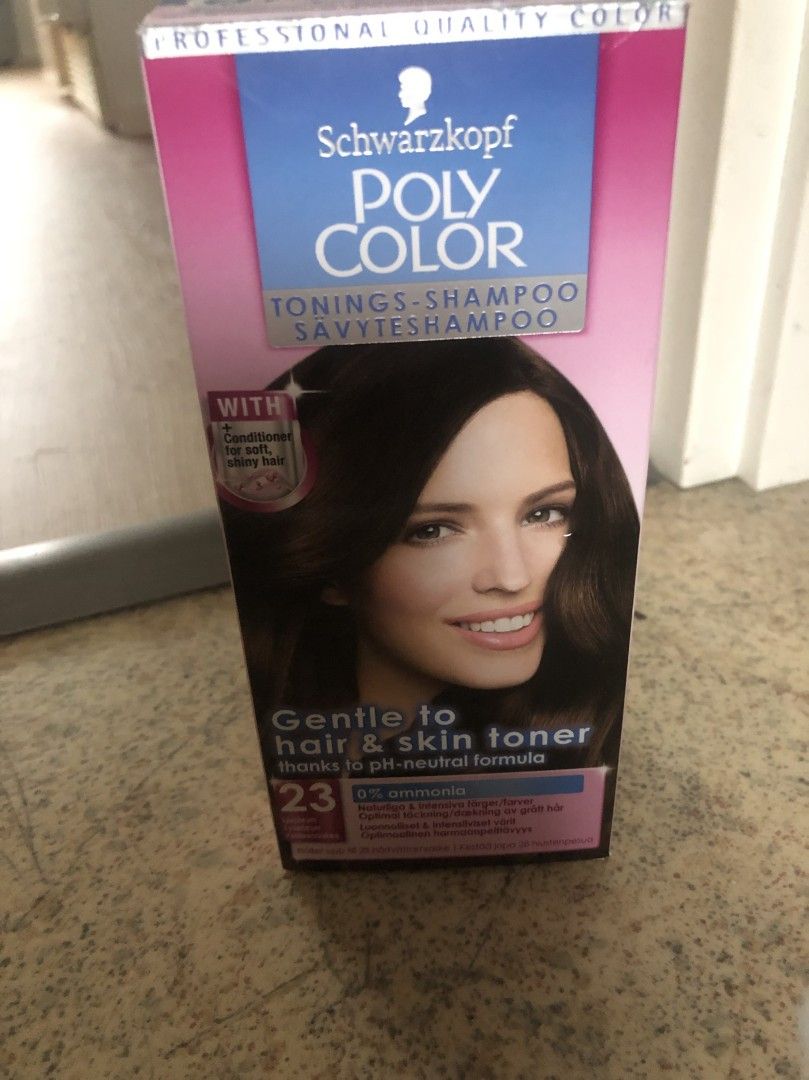 Poly color sävyteshampoo 23 vaaleanruskea