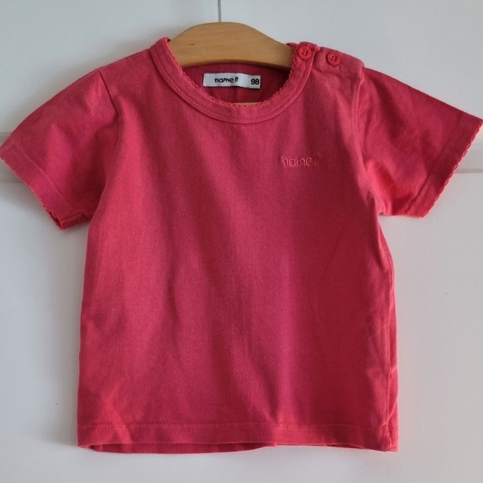 Name it punainen t-paita/ lyhythihainen koko 98cm