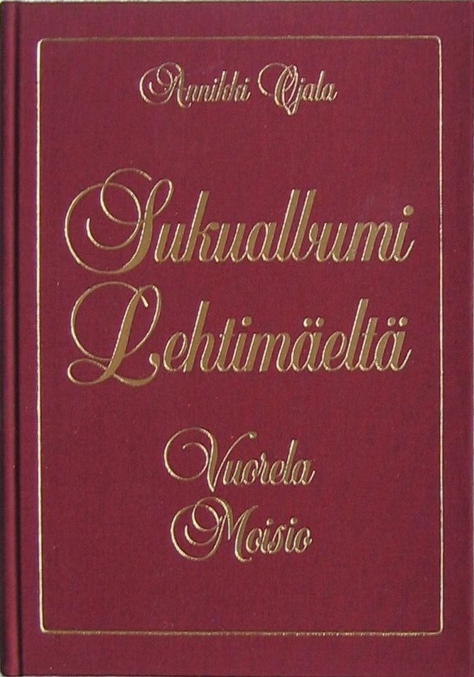 Sukualbumi Lehtimäeltä Hyvä Sukukirja