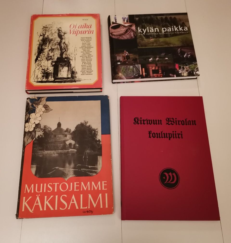 Kirjoja Karjala Viipuri ja muita D102