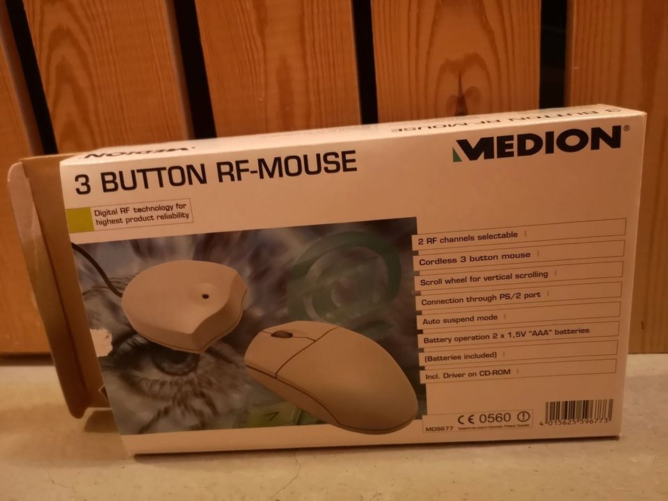 Medion 3 button rf hiiri tietokoneeseen