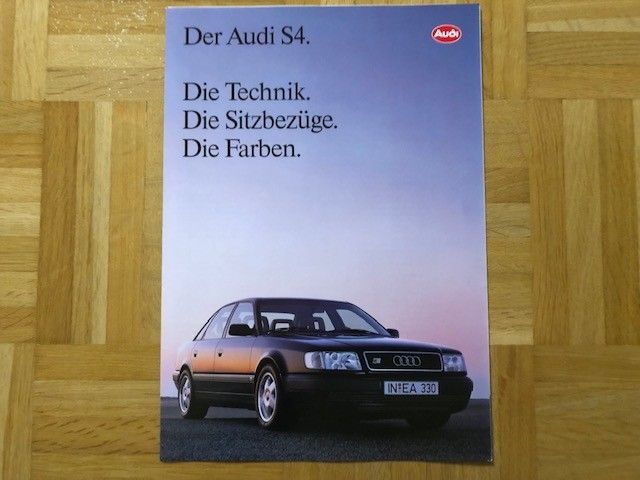 Värikartta & tekniset tiedot Audi S4 C4 1992/1993