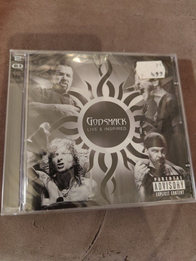 Godsmack live tupla albumi sealed, new