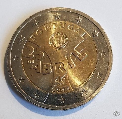 Portugali 2 euroa 2014