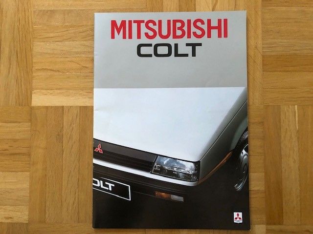 Esite Mitsubishi Colt 1984, myös Colt Turbo