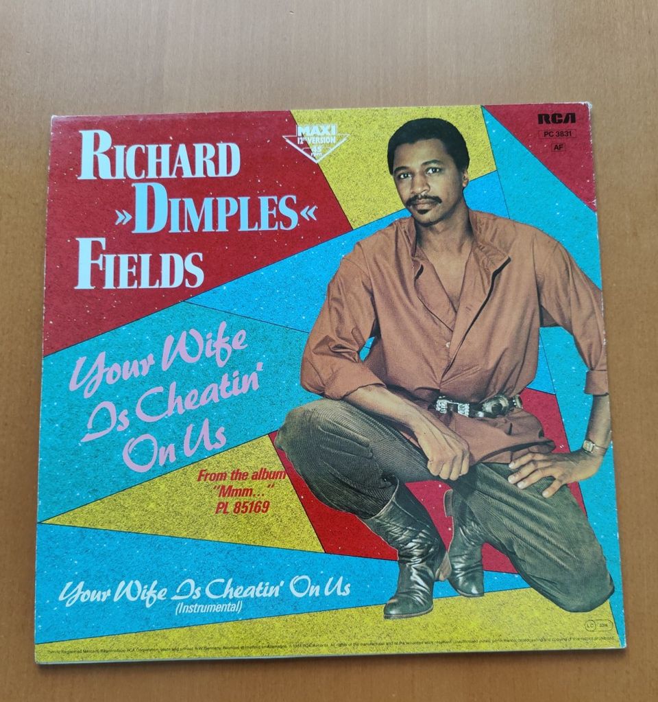 Vinyyli Richard "Dimples" Fields/Your Wife is..12"