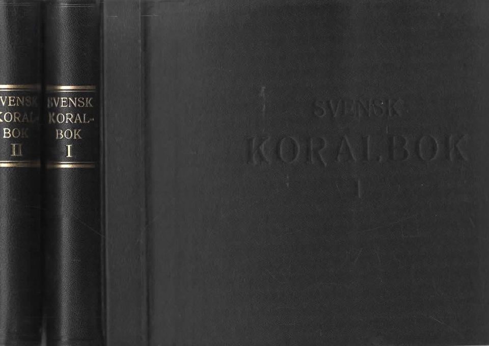 John Sundberg: Svensk Koralbok I-II, 1950