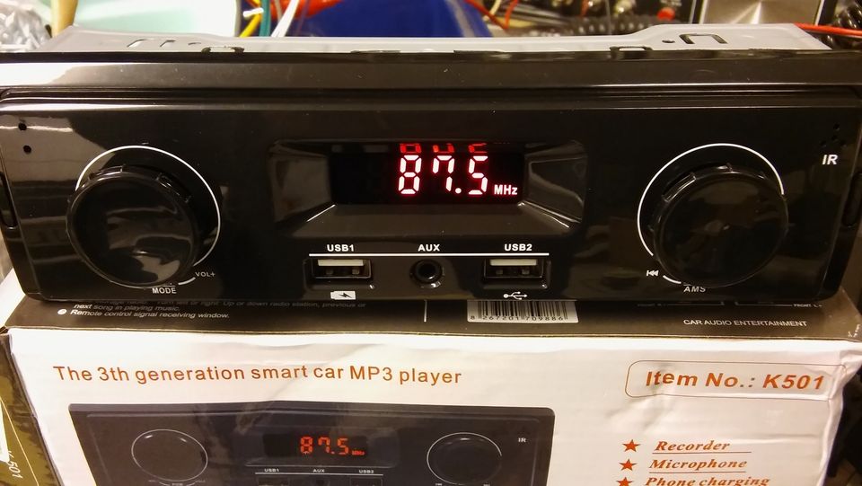 12V Radio mp3 soitin