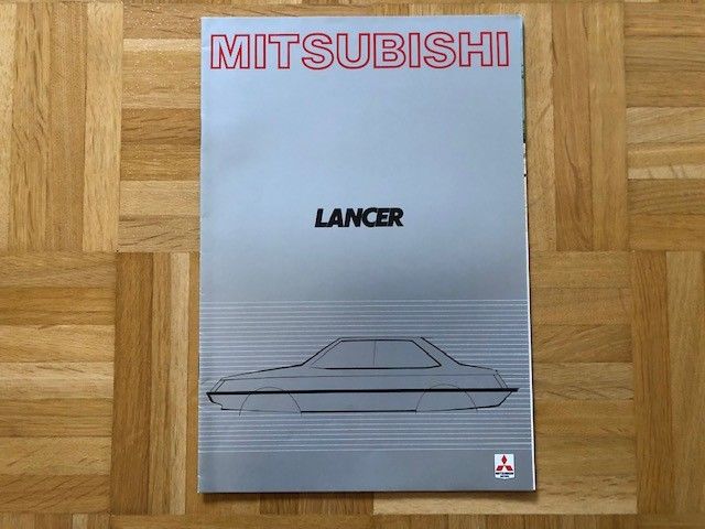 Esite Mitsubishi Lancer vuodelta 1981/1982