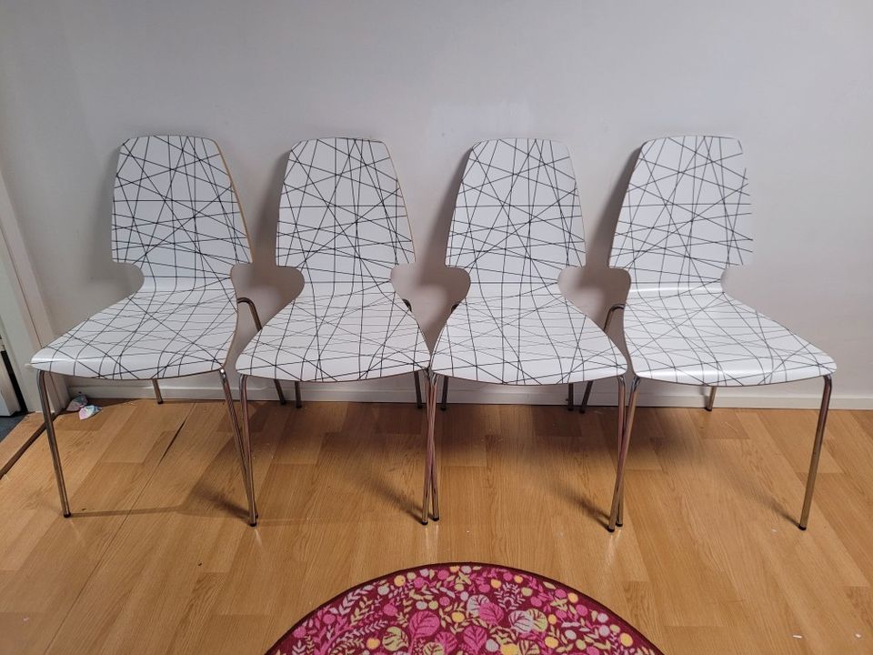4kpl Ikea Vilmar -tuolit