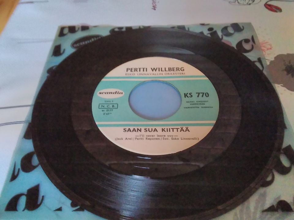 Pertti Willberg 7" Saan sua kiittää / Kaipuu