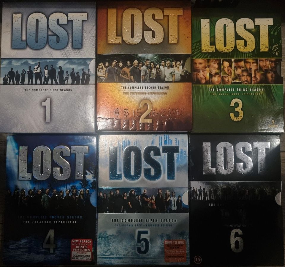 Lost kaikki kaudet 1-6 DVD