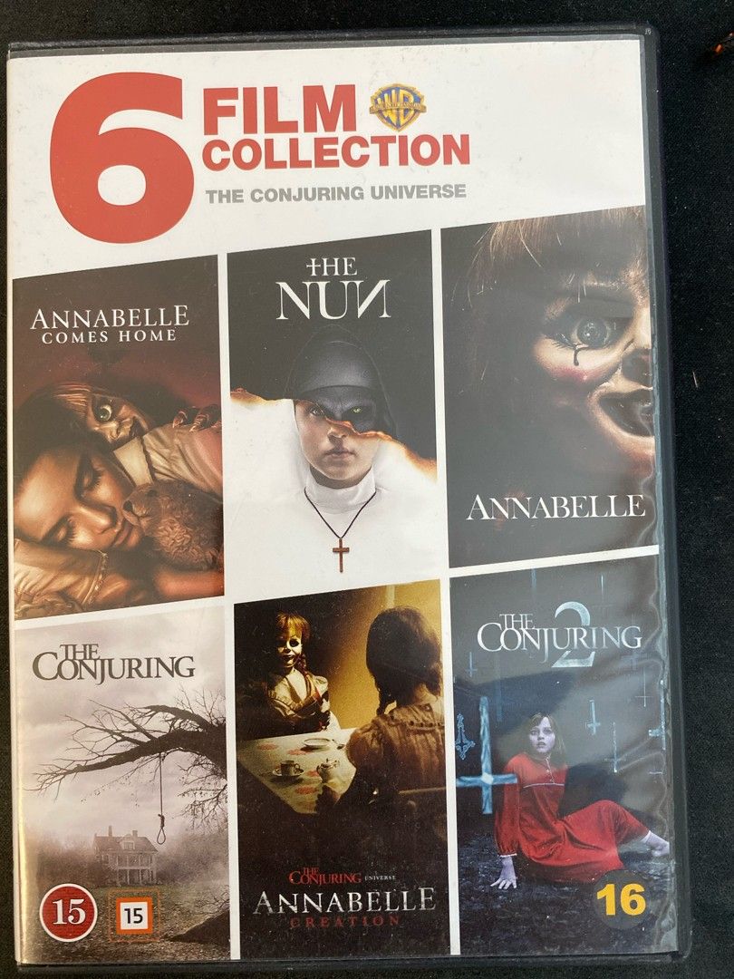 Annabelle 1-3, The Nun 1 ja The Conjuring 1-2