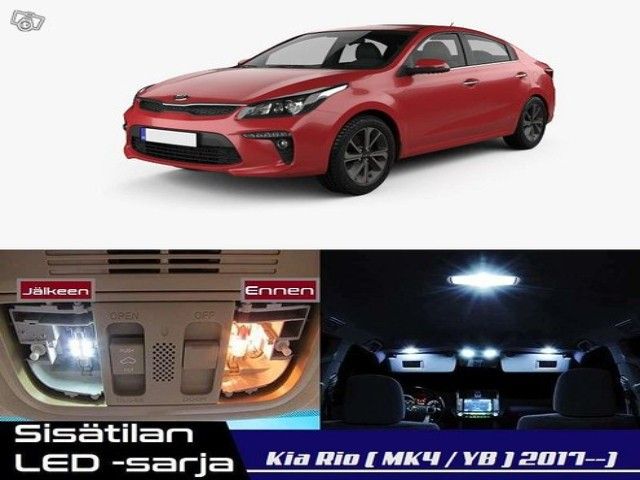 Kia Rio (YB) Sisätilan LED -sarja ;9 -osainen