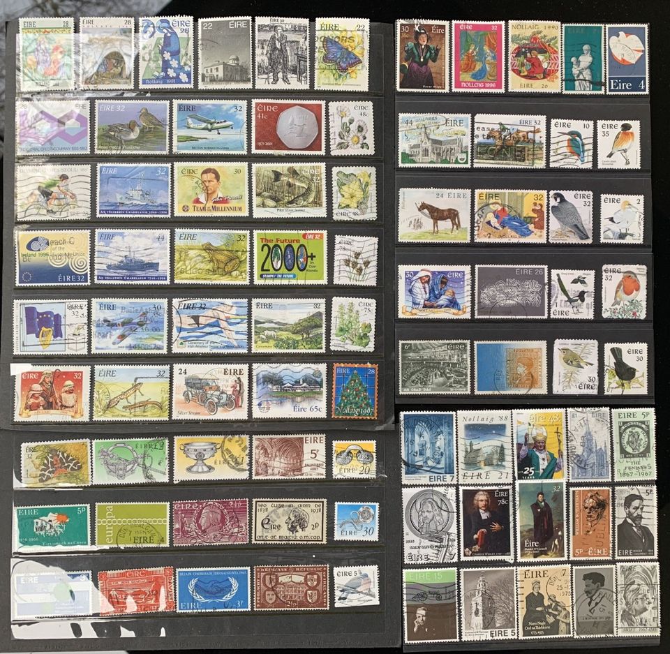 Irlanti postimerkkejä 220kpl - erilaisia