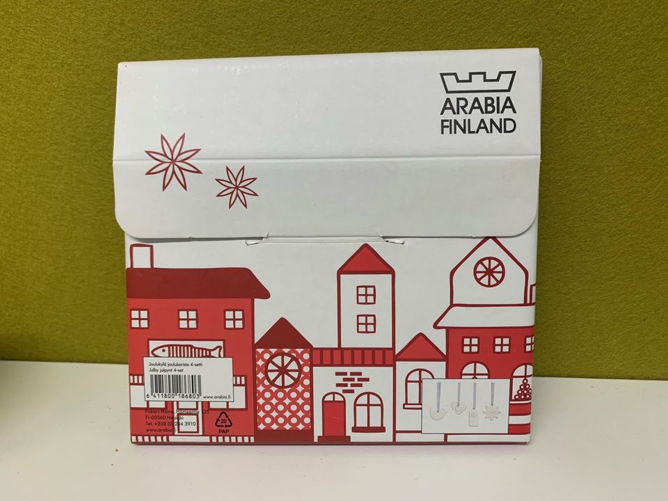 Arabia - Joulukylä joulukoristesetti