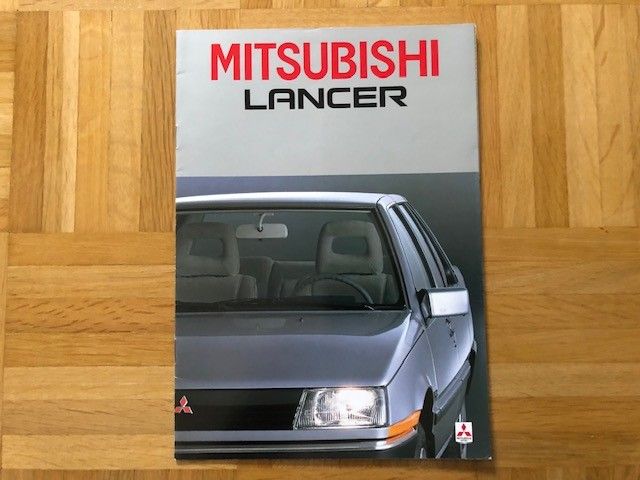 Esite Mitsubishi Lancer vuodelta 1984